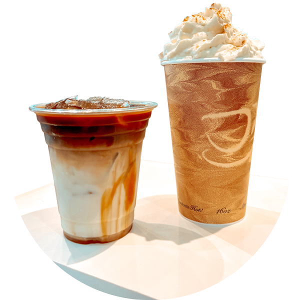 Two Coffee Drinks
