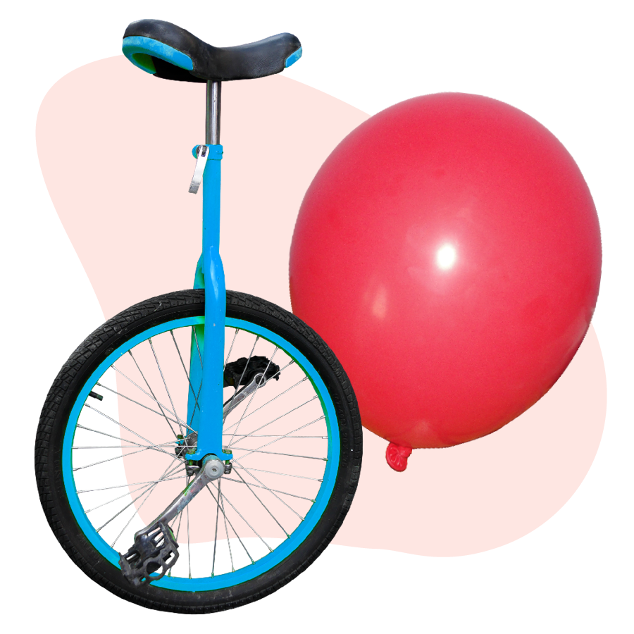 Unicycle and Balloon